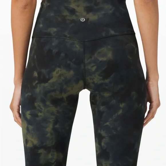 Lululemon Align 25” Pant - Diamond Dye Graphite Grey Bronze Green - Picture 2 of 6